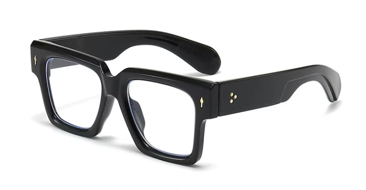 Oversized Square Frame Blue Light Glasses