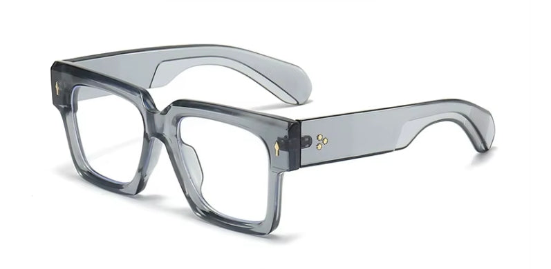 Oversized Square Frame Blue Light Glasses