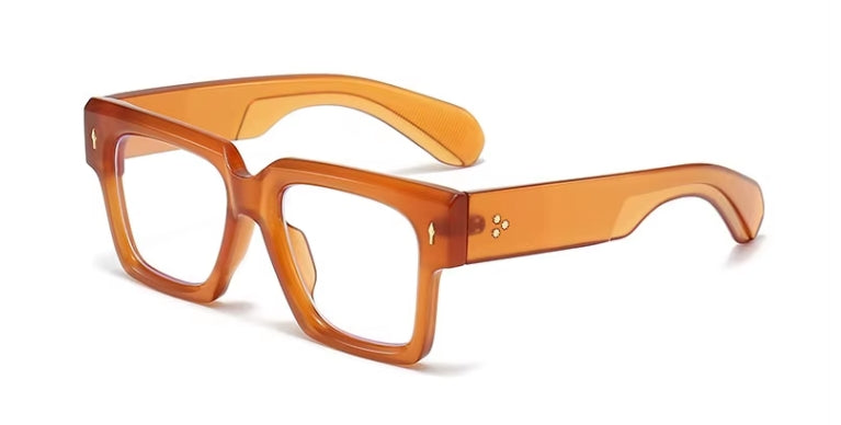 Oversized Square Frame Blue Light Glasses