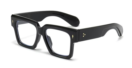 Oversized Square Frame Blue Light Glasses